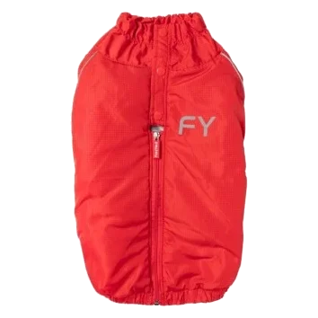 Reflektierende Hundejacke FuzzYard Space in Rot