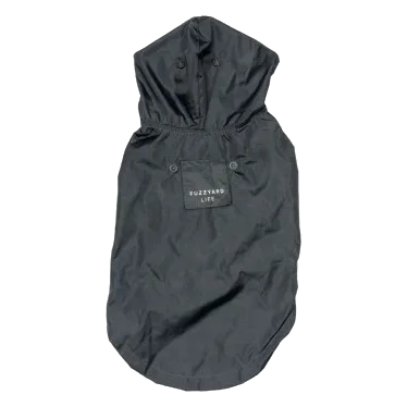 Regenmantel für Hunde FuzzYard Life Slate Grey