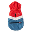 Regenjacke für Hunde FuzzYard The Seattle in Rot-Blau