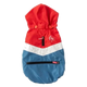 Regenjacke für Hunde FuzzYard The Seattle in Rot-Blau