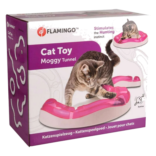 Flamingo Kugelbahn für Katzen
