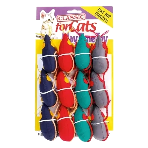 Classic Catnip Mouse 90 mm – Spielmaus für Katzen