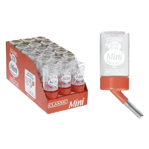Classic Crystal Deluxe T1 Mini Bottle 75 ml – Trinkflasche für Kleintiere