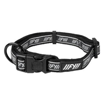 Hundehalsband mit Neopren FuzzYard FY Active Schwarz