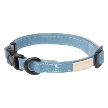 FuzzYard Life Hundehalsband aus Baumwolle, French Blue