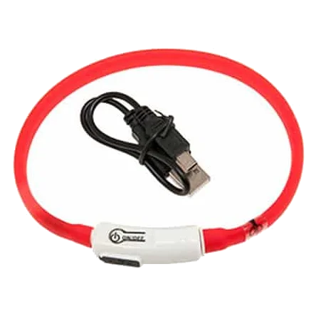 LED-Katzenhalsband in Rot