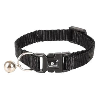 Ziggi Kittenhalsband, Schwarz, 15–22 cm, 10 mm