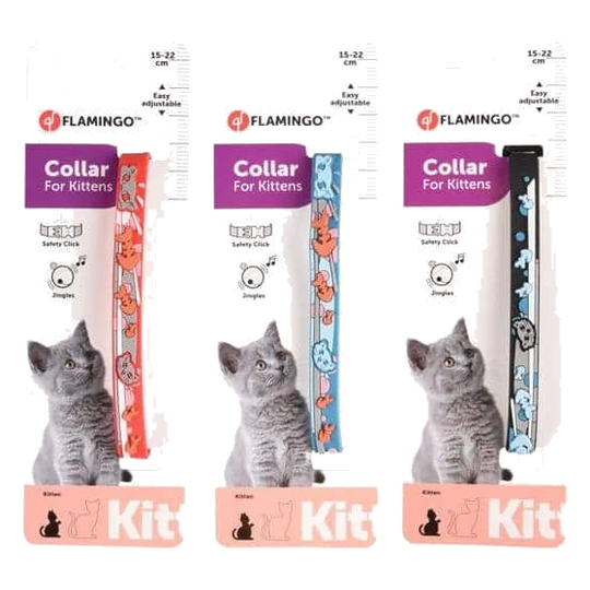 Nanou Kittenhalsband, 15–22 cm, 10 mm, sortiert