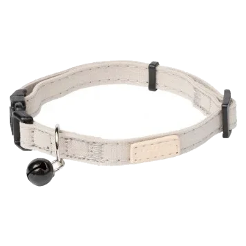 FuzzYard Life Katzenhalsband aus Baumwolle, Sandstone