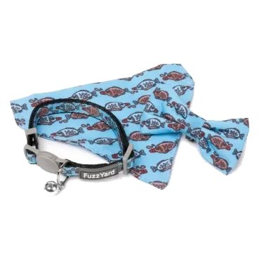 Katzenhalsband mit Fliege FuzzYard Soy Sauce Fish