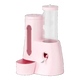 2-in-1 Futter- und Wasserspender für Hamster in Rosa