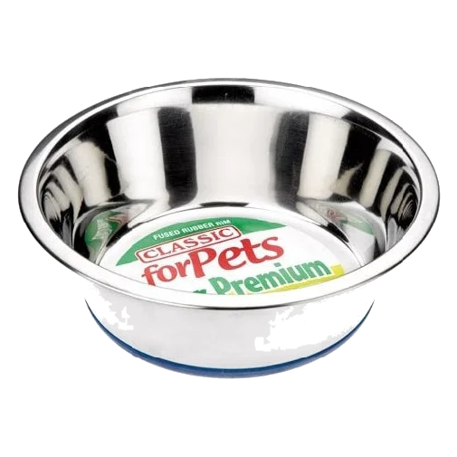 Edelstahl-Futternapf rutschfest Classic, 240 bis 4000 ml