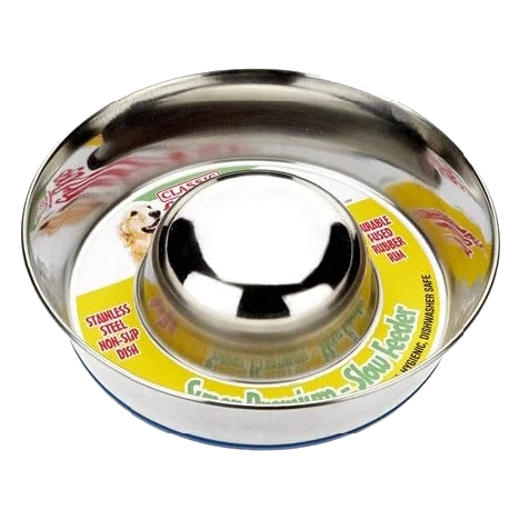 Anti-Schling-Napf Metall Classic, 880, 1700 und 2600 ml