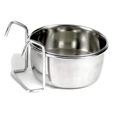 Classic Edelstahl-Käfignapf, 150 bis 1900 ml