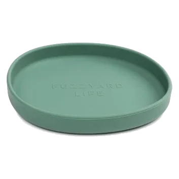 FuzzYard Life Katzennapf aus Silikon, Myrtle Green