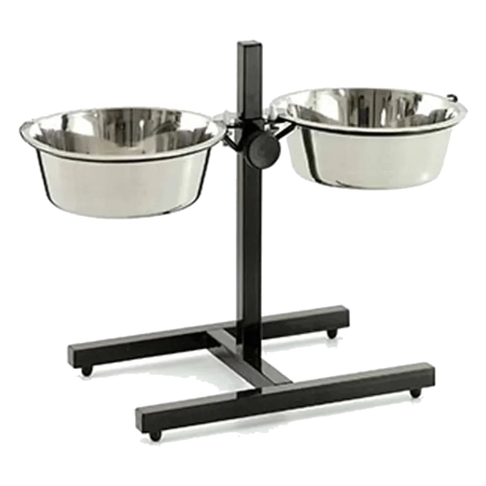 Otis erhöhte Futterstation mit Metallnäpfen, 1500, 2500 und 4000 ml