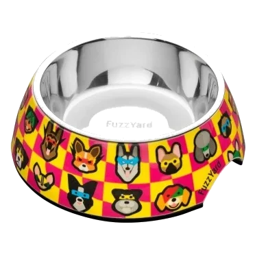 Rutschfester Hundenapf FuzzYard Doggoforce aus Edelstahl 810 ml