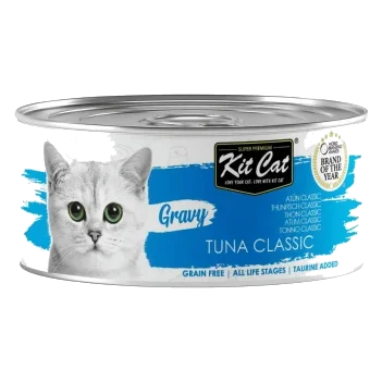 Nassfutter für Katzen Kit Cat Gravy klassischer Thunfisch 70 g