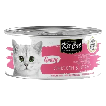 Nassfutter für Katzen Kit Cat Gravy Huhn und Sardellen 70 g
