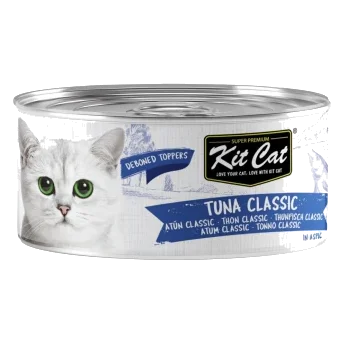 Nassfutter für Katzen Kit Cat Toppers Thunfisch mit Katsuobushi in Gelee 80 g