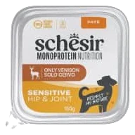 Schesir Monoprotein Hip & Joint Nassfutter Hund Hirsch, Schale 150 g