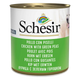 Schesir Nassfutter Hund Huhn mit Erbsen, Dose 285 g