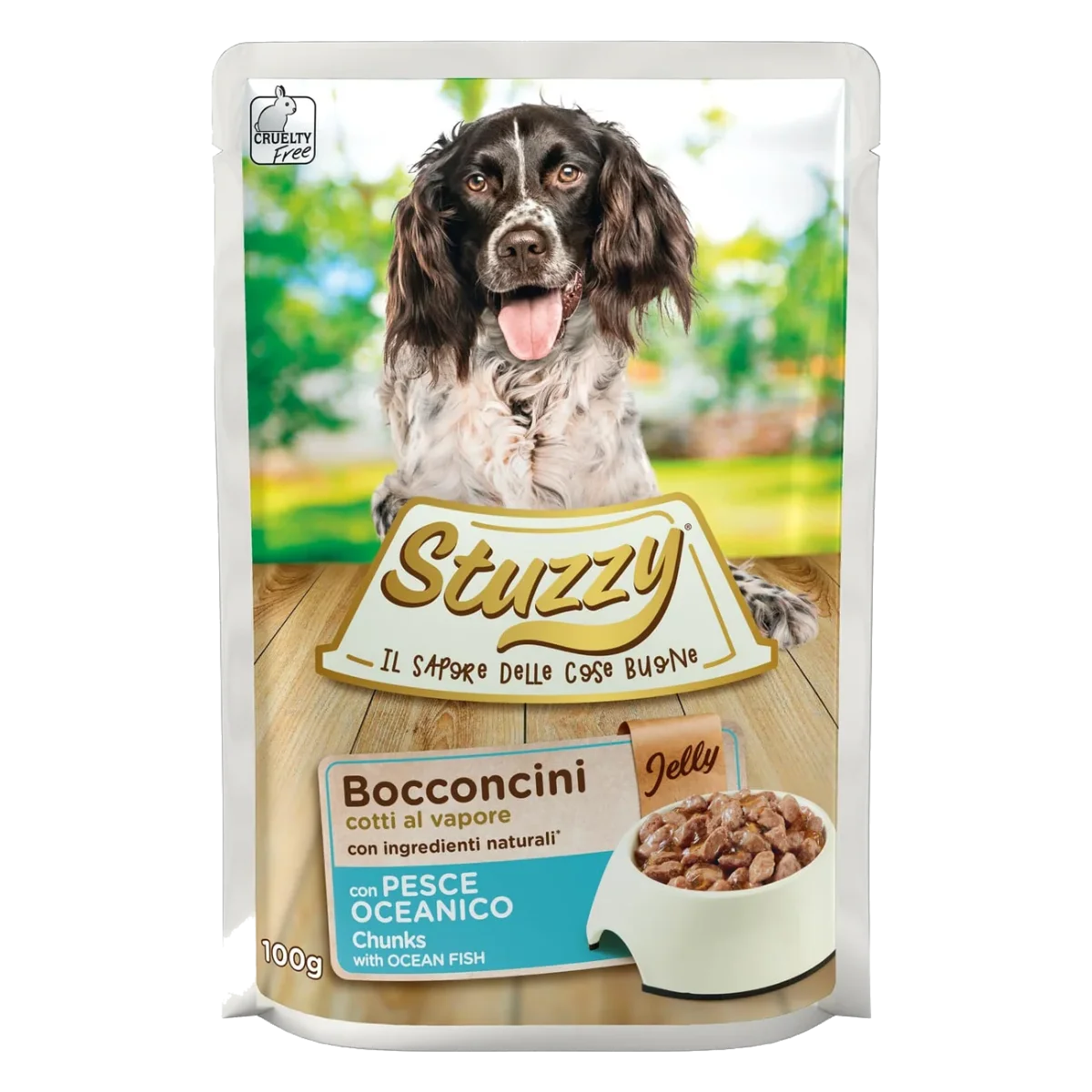 Stuzzy Nassfutter Hund Meeresfisch, Beutel 100 g