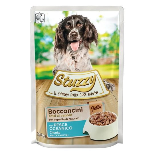 Stuzzy Nassfutter Hund Meeresfisch, Beutel 100 g