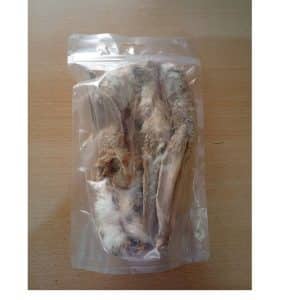 Kaninchenohren mit Fell für Hunde, Beutel 100 g