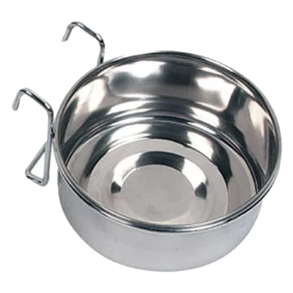 Käfignapf mit Haken für Kleintiere, 15 cm