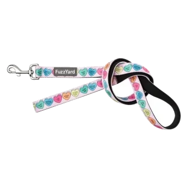 Gepolsterte Hundeleine FuzzYard Candy Hearts aus Neopren
