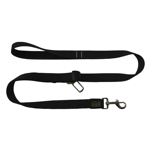 Hundeleine Bub's Duo für Gassi und Auto, verstellbar 100 bis 160 cm