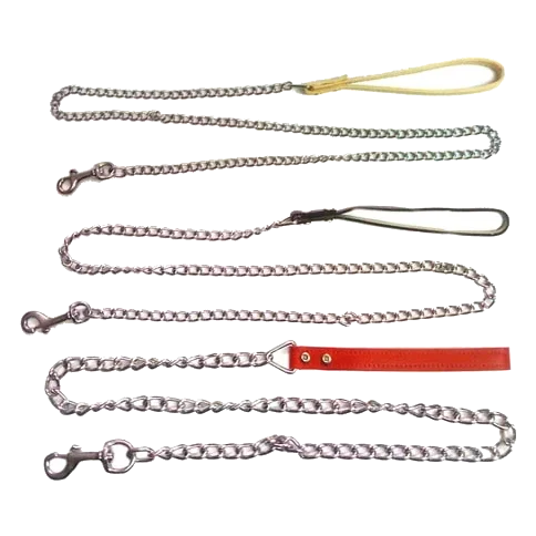 Hundeleine aus Metallkette, Modelle 1, 2 und 3