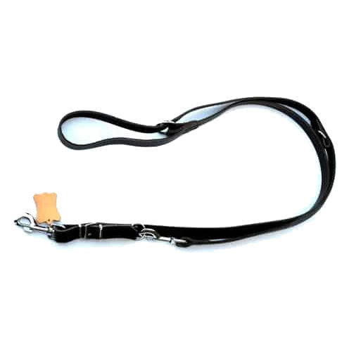 Polizeileine aus genähtem Leder, 200 cm, Größen T1 bis T4