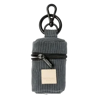 Kotbeutelspender aus Cord FuzzYard Life Slate Grey