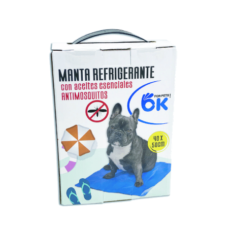 Kühlmatte mit Mückenschutz für Hunde
