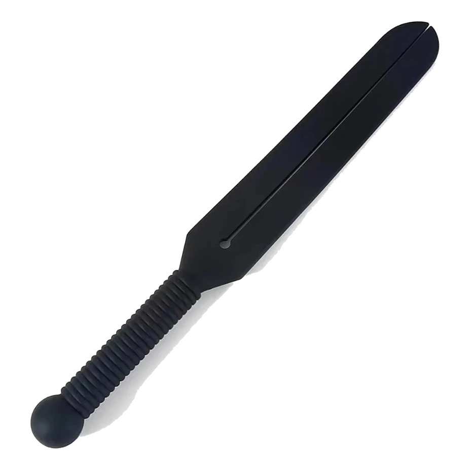 Schwarze Reitgerte aus Silikon, 38 cm