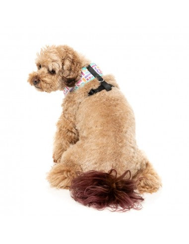FuzzYard Bubblegum Burst atmungsaktives Hundegeschirr (Größe XS)