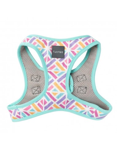 Step-in-Geschirr für Hunde FuzzYard Bubblegum Burst atmungsaktiv
