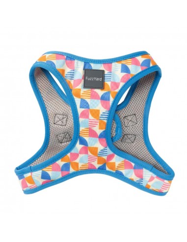 Step-in-Hundegeschirr FuzzYard Fresh Zest, atmungsaktiv und reflektierend