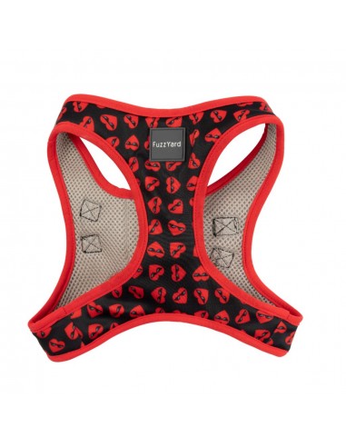 Step-in-Hundegeschirr FuzzYard Heartbreaker, atmungsaktiv und reflektierend