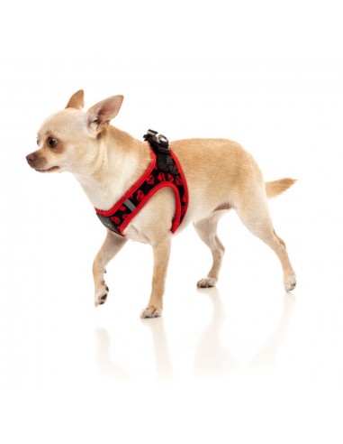 Step-in-Hundegeschirr FuzzYard Heartbreaker, atmungsaktiv und reflektierend