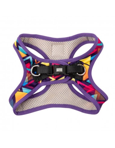 Step-in-Geschirr für Hunde FuzzYard Prism, atmungsaktiv und reflektierend, Größe XL