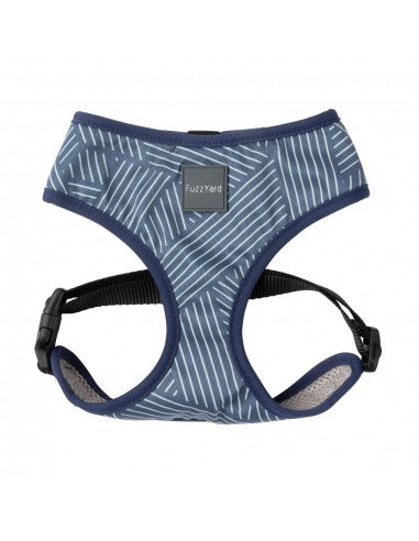 Atmungsaktives Hundegeschirr aus Lycra FuzzYard Thornbury Aegean Blue