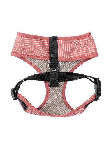 Atmungsaktives Hundegeschirr aus Lycra FuzzYard Thornbury Brick Red