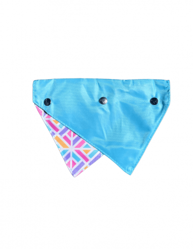 Wende-Halstuch für Hunde FuzzYard Bubblegum Burst, Größe M/L