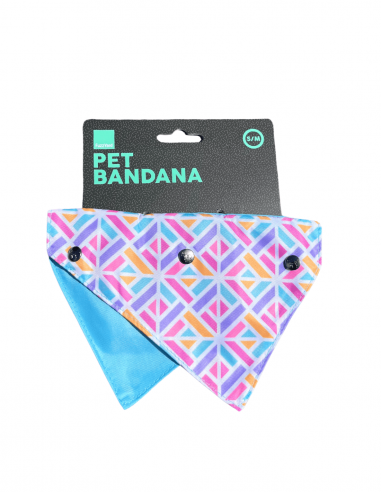 Wende-Halstuch für Hunde FuzzYard Bubblegum Burst, Größe S/M