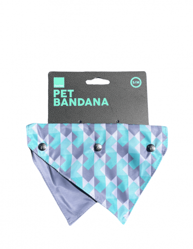 Wende-Bandana für Hunde FuzzYard Mint Fizz, Größe S/M
