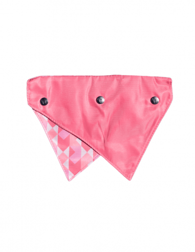 Wende-Bandana für Hunde FuzzYard Pink Lemonade, Größe M/L