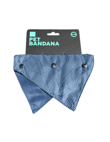 Hundebandana zum Wenden FuzzYard Thornbury Aegean Blue S/M